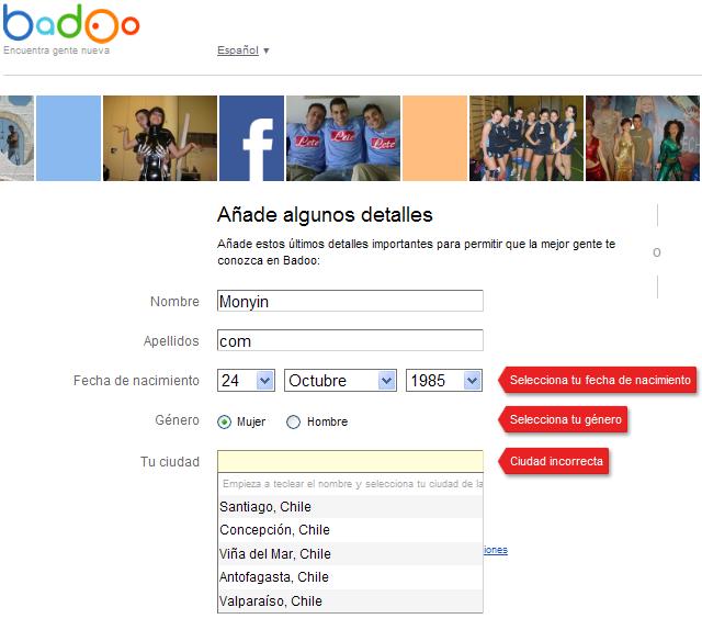badoo facebook