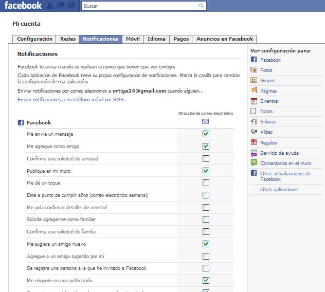 notificaciones facebook notificaciones facebook