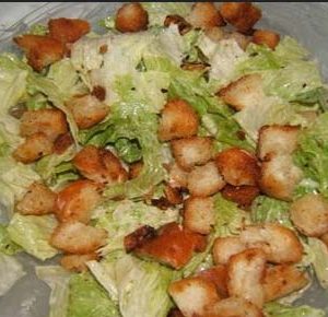 Como preparar una ensalada Cesar